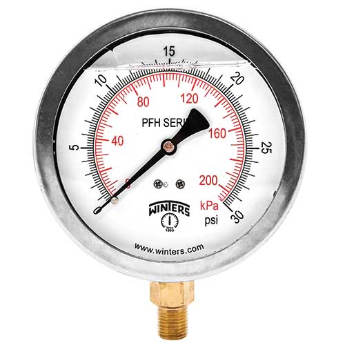 PFH MANÓMETRO HIDRÁULICO DE ACERO INOXIDABLE